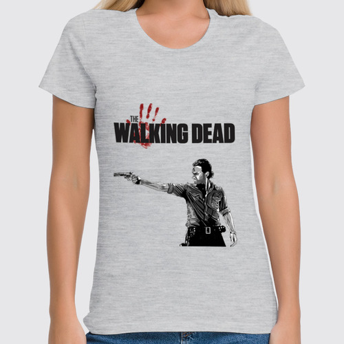 Заказать женскую футболку в Москве. Футболка классическая The Walking Dead от Pomidor - готовые дизайны и нанесение принтов.