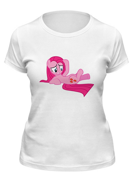 Заказать женскую футболку в Москве. Футболка классическая My Little Pony от manhunt7 - готовые дизайны и нанесение принтов.