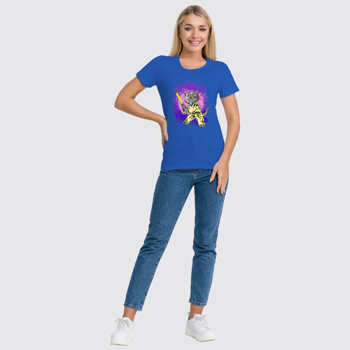 Заказать женскую футболку в Москве. Футболка классическая Звездный Супергерой  от T-shirt print  - готовые дизайны и нанесение принтов.