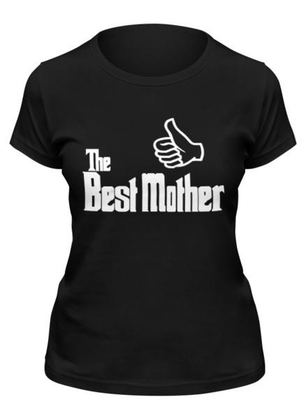 Заказать женскую футболку в Москве. Футболка классическая Лучшая Мама (Best Mother) от coolmag - готовые дизайны и нанесение принтов.