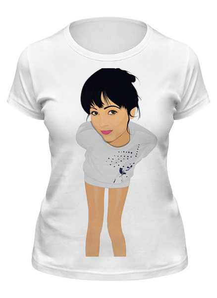Заказать женскую футболку в Москве. Футболка классическая SWAG*_* от Ира - готовые дизайны и нанесение принтов.