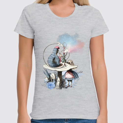 Заказать женскую футболку в Москве. Футболка классическая Гусеница от acidhouses - готовые дизайны и нанесение принтов.