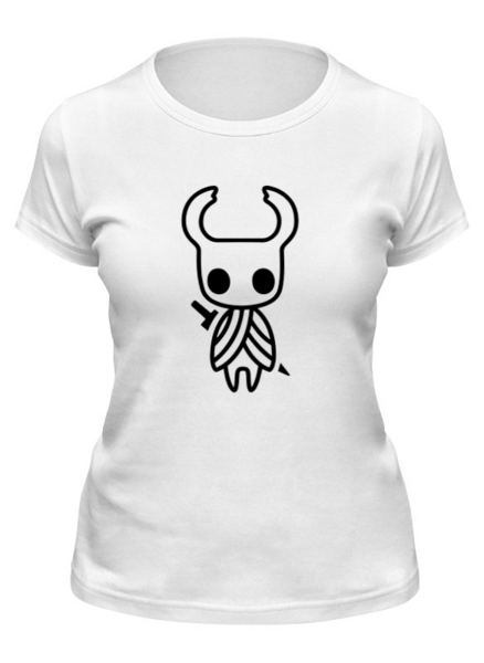 Заказать женскую футболку в Москве. Футболка классическая Hollow Knight от geekbox - готовые дизайны и нанесение принтов.