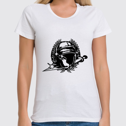 Заказать женскую футболку в Москве. Футболка классическая Roman Empire от shop-viking - готовые дизайны и нанесение принтов.