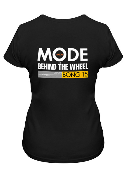 Заказать женскую футболку в Москве. Футболка классическая Depeche Mode / Behind The wheel от OEX design - готовые дизайны и нанесение принтов.