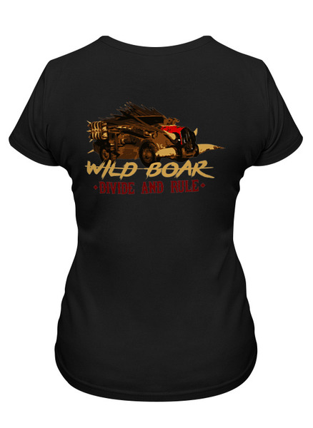 Заказать женскую футболку в Москве. Футболка классическая Wild Boar от nonstop1899 - готовые дизайны и нанесение принтов.