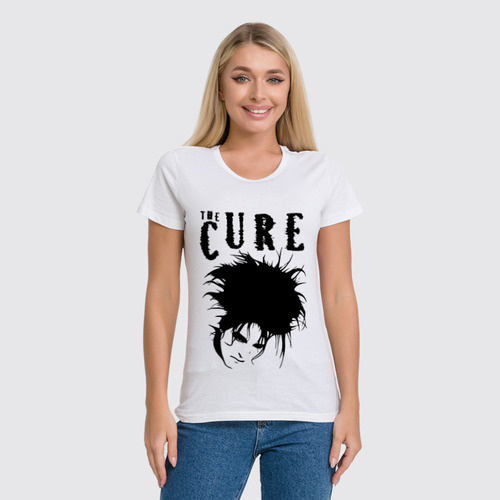 Заказать женскую футболку в Москве. Футболка классическая The Cure от geekbox - готовые дизайны и нанесение принтов.
