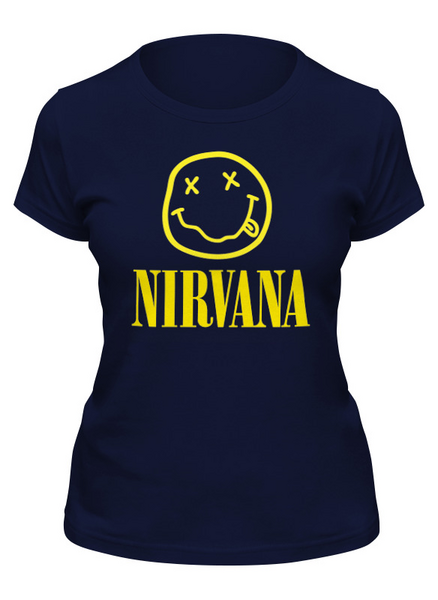 Заказать женскую футболку в Москве. Футболка классическая Nirvana  от T-shirt print  - готовые дизайны и нанесение принтов.