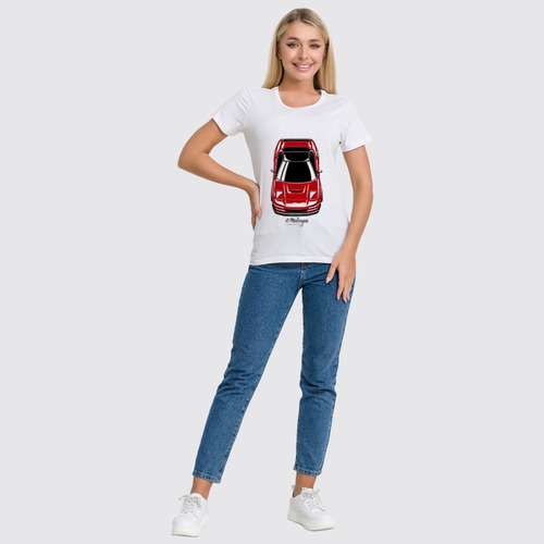 Заказать женскую футболку в Москве. Футболка классическая Honda / Acura NSX от Oleg Markaryan - готовые дизайны и нанесение принтов.