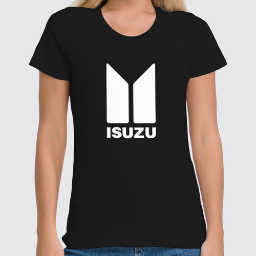 Заказать женскую футболку в Москве. Футболка классическая ISUZU от DESIGNER   - готовые дизайны и нанесение принтов.