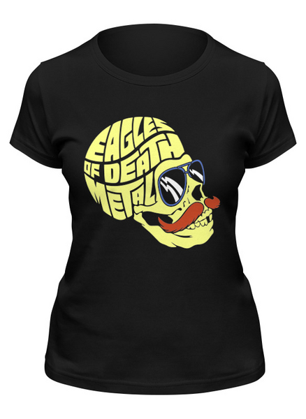 Заказать женскую футболку в Москве. Футболка классическая Eagles of Death Metal от geekbox - готовые дизайны и нанесение принтов.