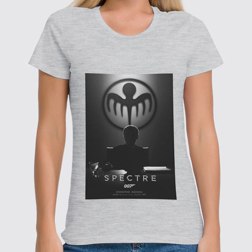 Заказать женскую футболку в Москве. Футболка классическая Bond 007 / Spectre от KinoArt - готовые дизайны и нанесение принтов.
