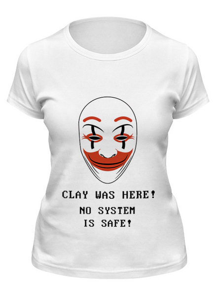 Заказать женскую футболку в Москве. Футболка классическая Хакеры CLAY от YellowCloverShop - готовые дизайны и нанесение принтов.