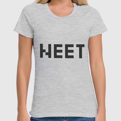 Заказать женскую футболку в Москве. Футболка классическая NEET! от Jozef - готовые дизайны и нанесение принтов.