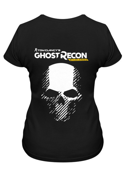 Заказать женскую футболку в Москве. Футболка классическая Tom Clancy's Ghost Recon Wildlands от geekbox - готовые дизайны и нанесение принтов.