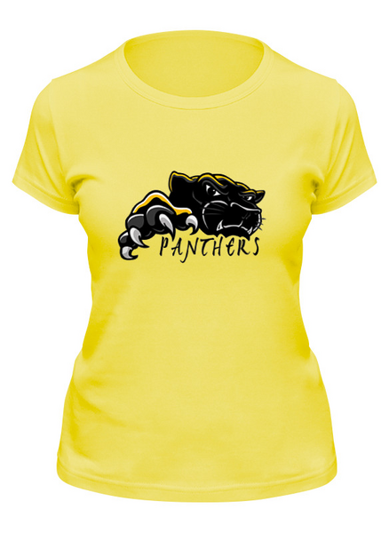 Заказать женскую футболку в Москве. Футболка классическая Черная пантера от T-shirt print  - готовые дизайны и нанесение принтов.