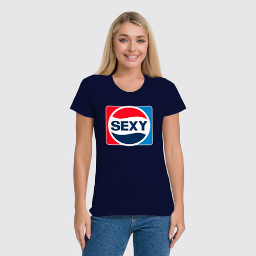Заказать женскую футболку в Москве. Футболка классическая SEXY   от balden - готовые дизайны и нанесение принтов.