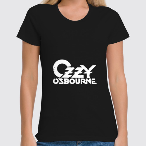 Заказать женскую футболку в Москве. Футболка классическая Ozzy Osbourne от BURNSHIRTS - готовые дизайны и нанесение принтов.