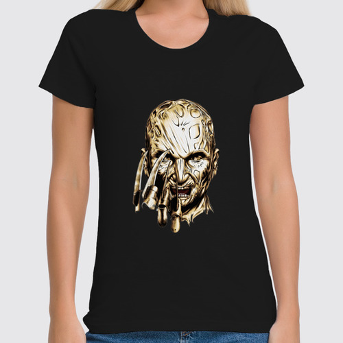 Заказать женскую футболку в Москве. Футболка классическая Freddy Topaz от T-shirt print  - готовые дизайны и нанесение принтов.