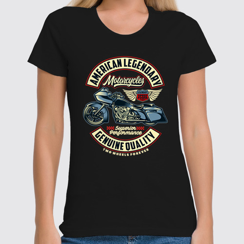 Заказать женскую футболку в Москве. Футболка классическая Retro GARAGE от balden - готовые дизайны и нанесение принтов.