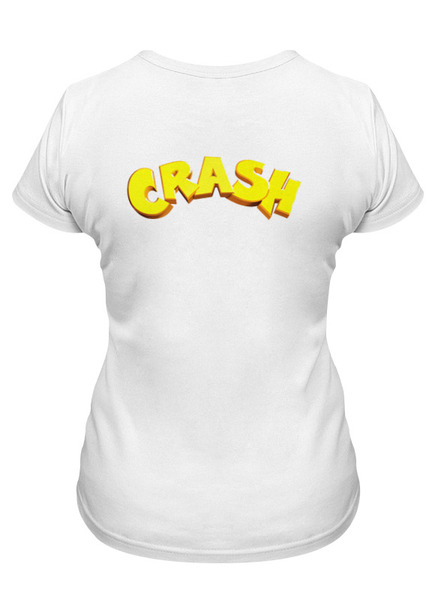 Заказать женскую футболку в Москве. Футболка классическая Crash от THE_NISE  - готовые дизайны и нанесение принтов.