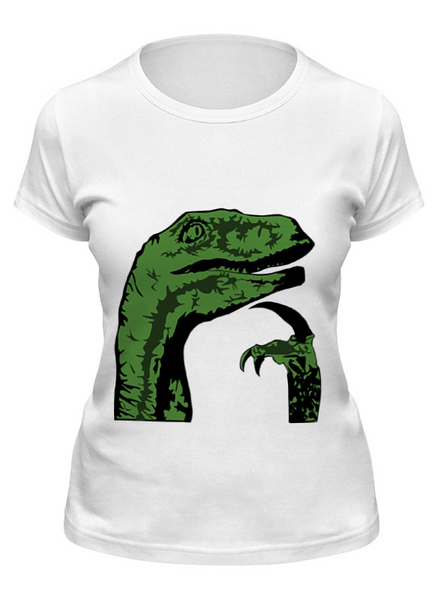 Заказать женскую футболку в Москве. Футболка классическая Raptor от mems - готовые дизайны и нанесение принтов.