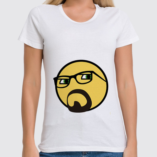 Заказать женскую футболку в Москве. Футболка классическая Gordon Freeman от YellowCloverShop - готовые дизайны и нанесение принтов.