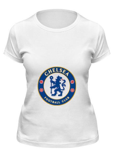 Заказать женскую футболку в Москве. Футболка классическая Chelsea от YellowCloverShop - готовые дизайны и нанесение принтов.