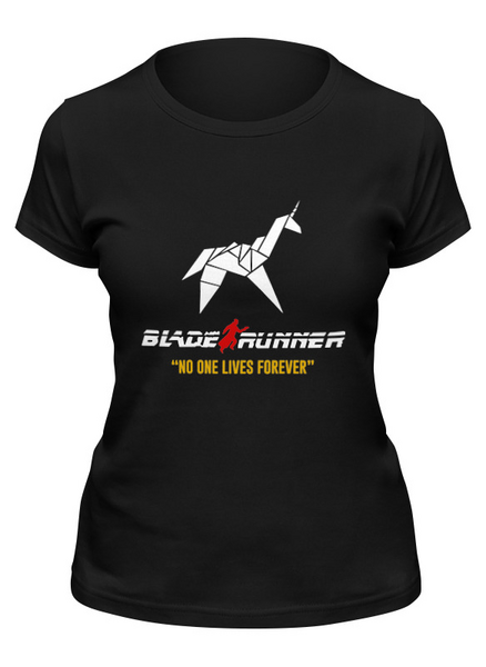 Заказать женскую футболку в Москве. Футболка классическая Blade Runner от cherdantcev - готовые дизайны и нанесение принтов.