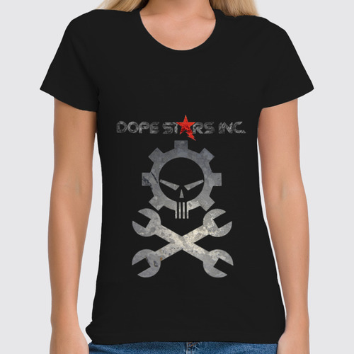 Заказать женскую футболку в Москве. Футболка классическая Dope Stars Inc. от OEX design - готовые дизайны и нанесение принтов.