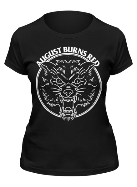 Заказать женскую футболку в Москве. Футболка классическая August Burns Red от geekbox - готовые дизайны и нанесение принтов.