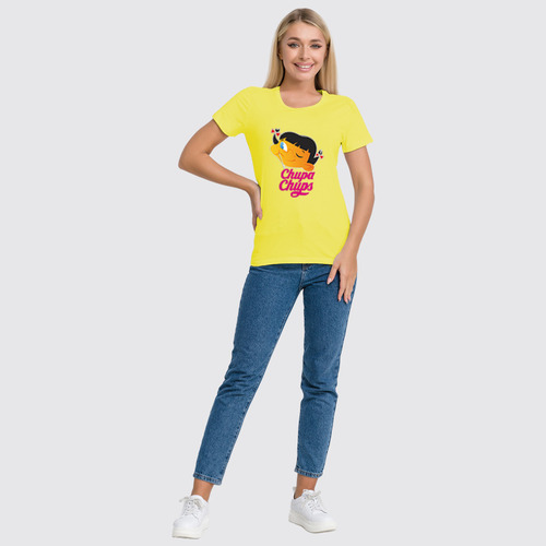 Заказать женскую футболку в Москве. Футболка классическая Взрывная карамель оо от T-shirt print  - готовые дизайны и нанесение принтов.