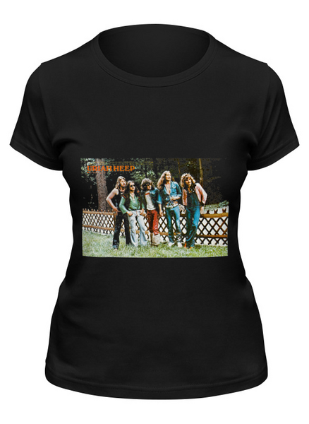 Заказать женскую футболку в Москве. Футболка классическая Uriah Heep от Fedor - готовые дизайны и нанесение принтов.