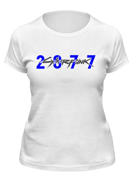 Заказать женскую футболку в Москве. Футболка классическая CyberPunk•2077 от balden - готовые дизайны и нанесение принтов.