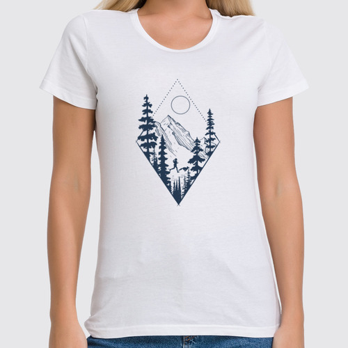 Заказать женскую футболку в Москве. Футболка классическая Run Run Run от oneredfoxstore@gmail.com - готовые дизайны и нанесение принтов.