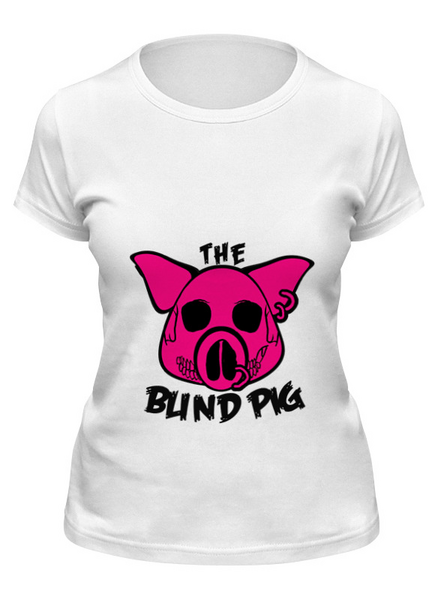 Заказать женскую футболку в Москве. Футболка классическая The Blind Pig #2 от Leichenwagen - готовые дизайны и нанесение принтов.