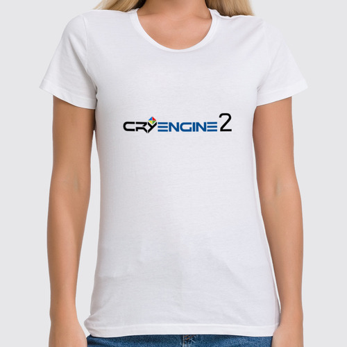 Заказать женскую футболку в Москве. Футболка классическая CryEngine 2 от THE_NISE  - готовые дизайны и нанесение принтов.