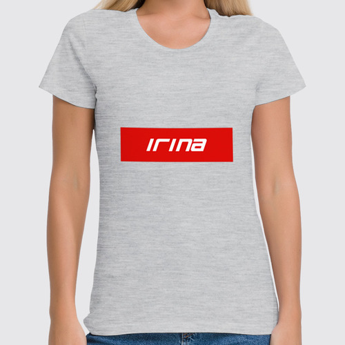 Заказать женскую футболку в Москве. Футболка классическая Irina от THE_NISE  - готовые дизайны и нанесение принтов.