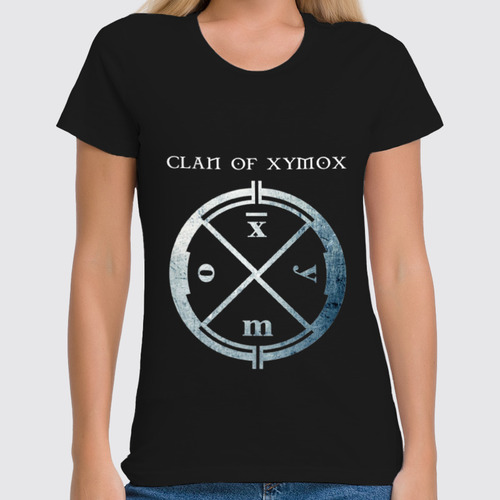 Заказать женскую футболку в Москве. Футболка классическая Clan of Xymox от OEX design - готовые дизайны и нанесение принтов.