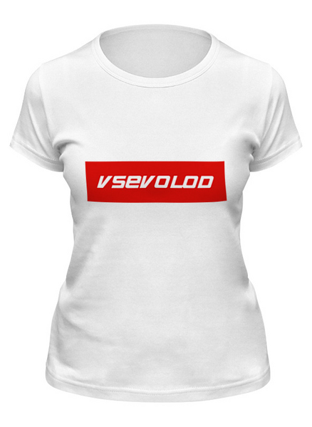 Заказать женскую футболку в Москве. Футболка классическая Vsevolod от THE_NISE  - готовые дизайны и нанесение принтов.
