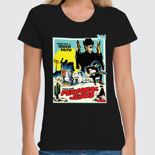 Заказать женскую футболку в Москве. Футболка классическая Depeche Mode / Personal Jesus от OEX design - готовые дизайны и нанесение принтов.