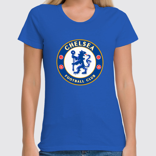 Заказать женскую футболку в Москве. Футболка классическая CHELSEA FC от balden - готовые дизайны и нанесение принтов.