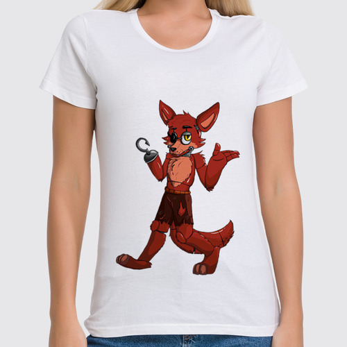Заказать женскую футболку в Москве. Футболка классическая Five Nights at Freddy’s от weeert - готовые дизайны и нанесение принтов.