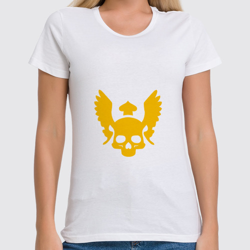 Заказать женскую футболку в Москве. Футболка классическая Quake от YellowCloverShop - готовые дизайны и нанесение принтов.