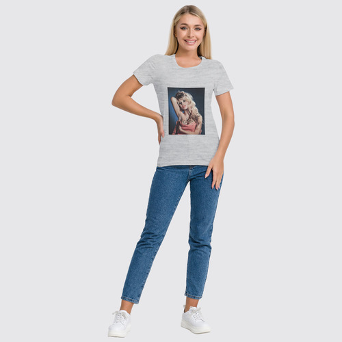 Заказать женскую футболку в Москве. Футболка классическая brigitte bardot от KinoArt - готовые дизайны и нанесение принтов.