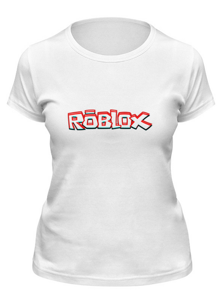 Заказать женскую футболку в Москве. Футболка классическая Roblox от THE_NISE  - готовые дизайны и нанесение принтов.