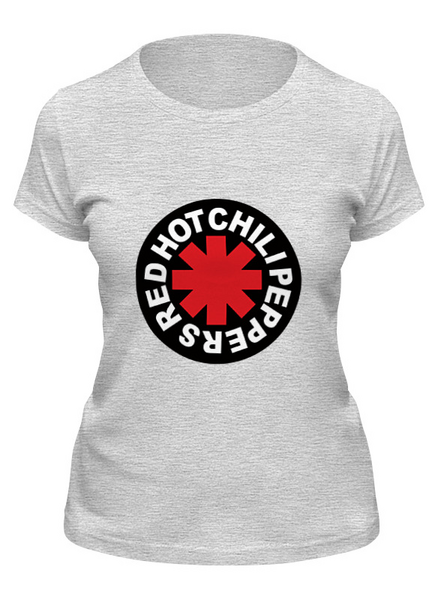 Заказать женскую футболку в Москве. Футболка классическая Для фаната Red Hot Chili Peppers от rhcp - готовые дизайны и нанесение принтов.