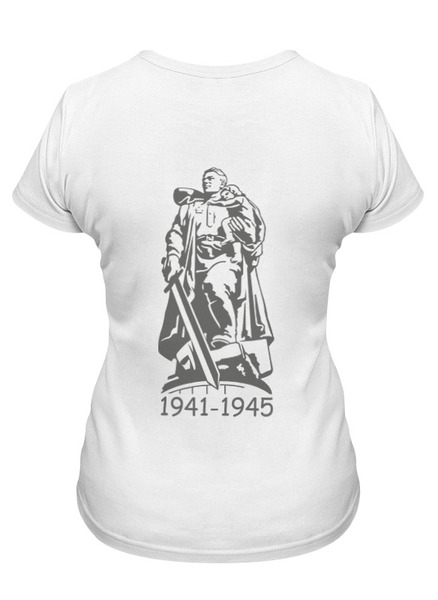 Заказать женскую футболку в Москве. Футболка классическая Неизвестный солдат от Oleg Belenitsa - готовые дизайны и нанесение принтов.