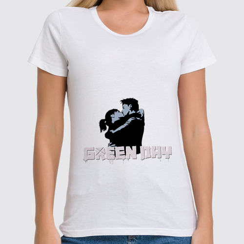 Заказать женскую футболку в Москве. Футболка классическая "Green Day" - 21st Century Breakdown от shinko - готовые дизайны и нанесение принтов.