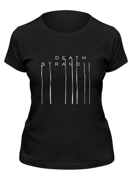 Заказать женскую футболку в Москве. Футболка классическая Death Stranding от THE_NISE  - готовые дизайны и нанесение принтов.